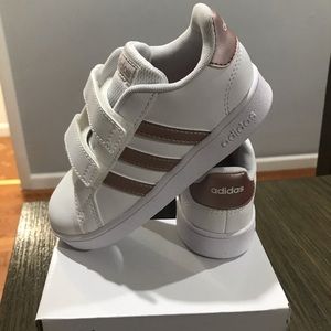 GRAND COURT I  toddler  shoes White/Rose Gold